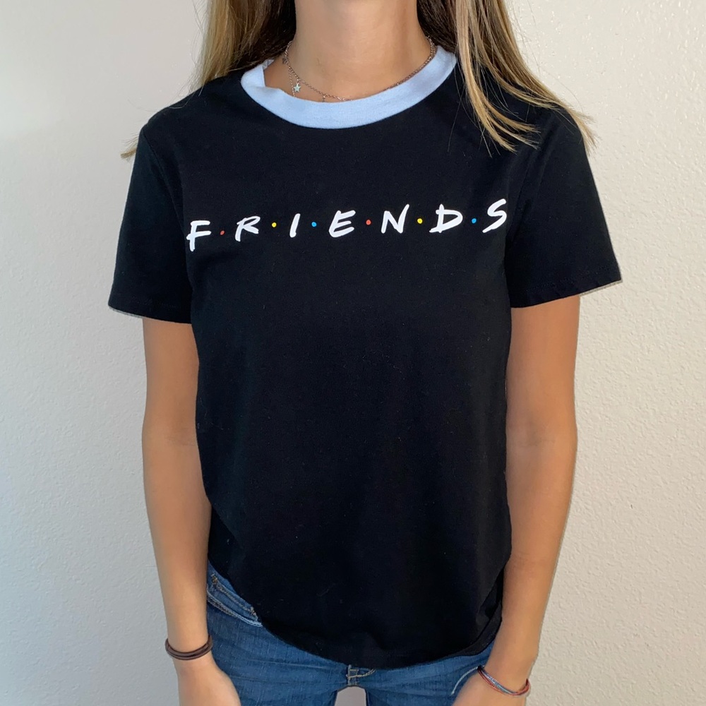 black Friends tee shirt! lightly worn